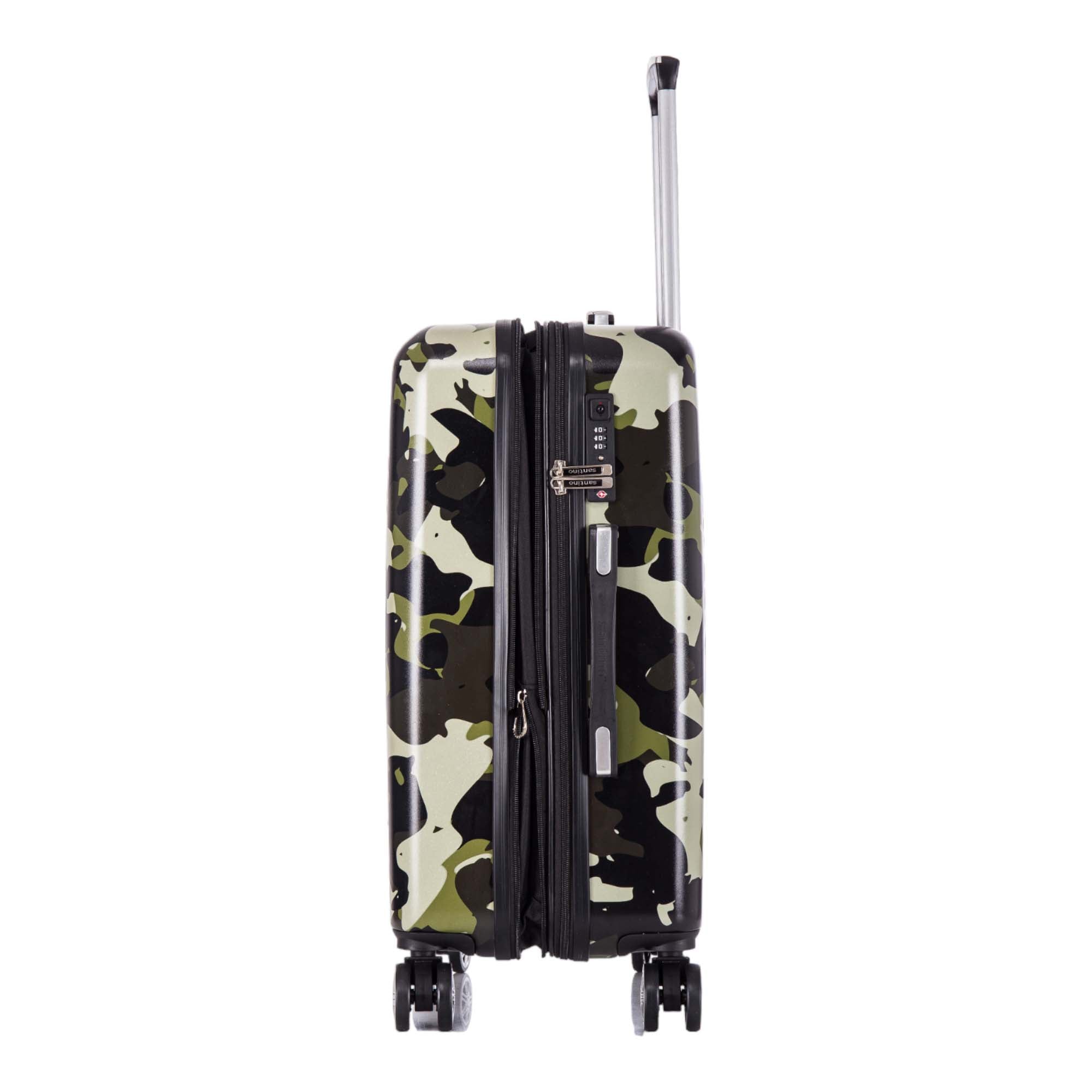 Santino M 360° Camouflage Hardside Travel Suitcase - AHSV220M