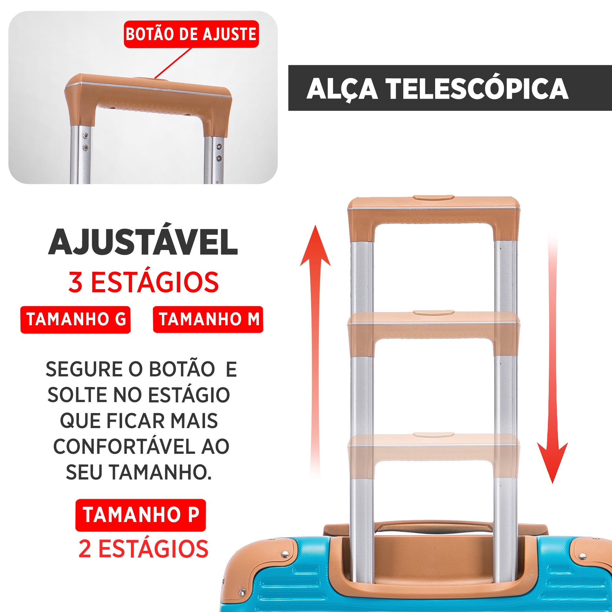 Nice Rigid 360° Santino G Travel Suitcase - ABEV407G
