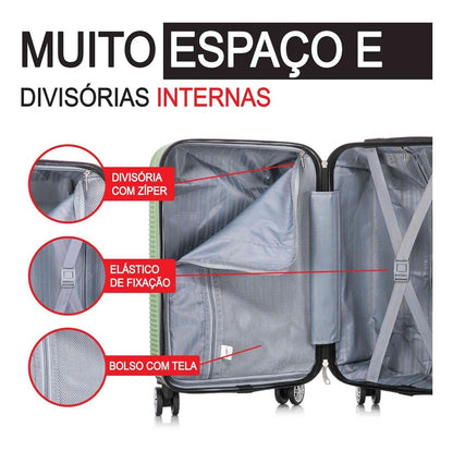 Santino 3-Piece Pisa Rigid 360° Luggage Set - MZV183J
