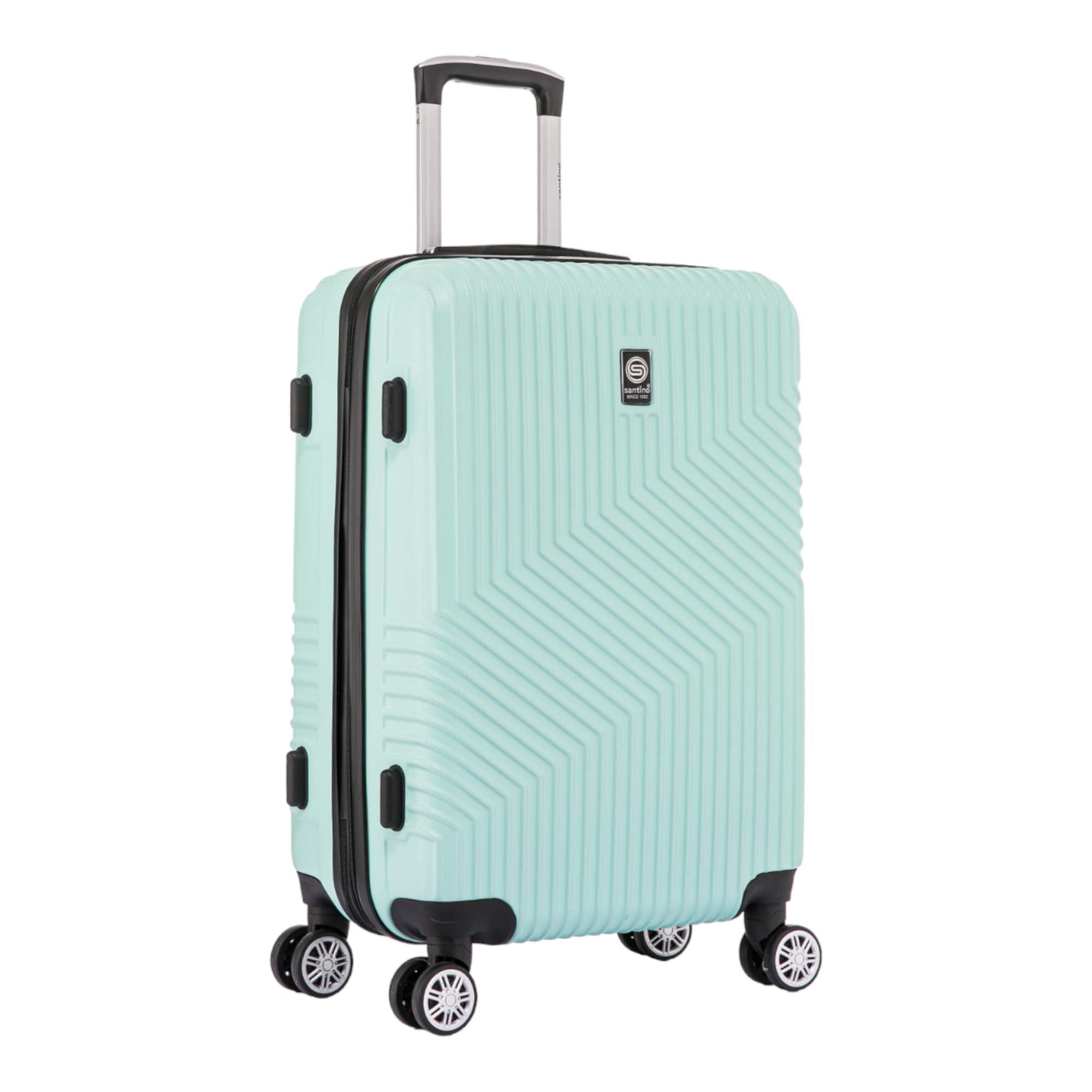 Santino Geometric 3-Piece Rigid 360° Luggage Set - SAV7003J