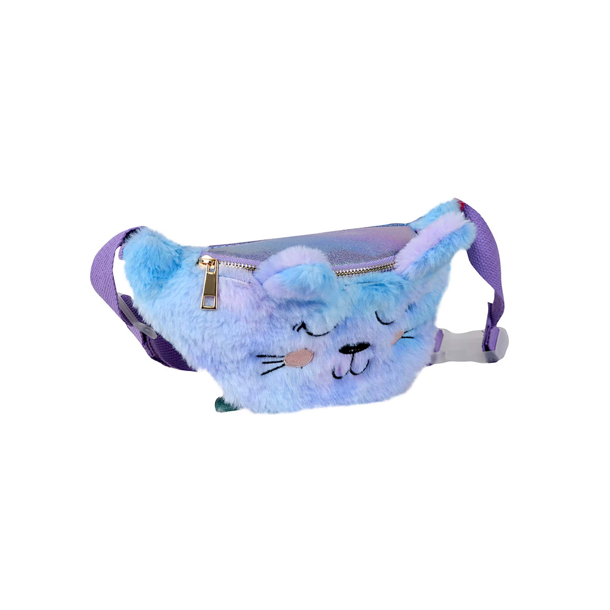 Lili July Cotton Children's Waist Bag Color: Blue