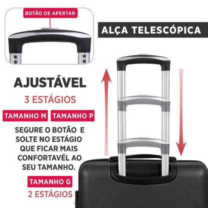 Santino M 360° Hard Case Netherlands Travel Suitcase - MZV202M