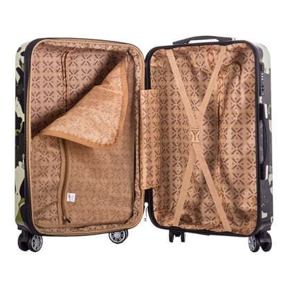 Santino M 360° Camouflage Hardside Travel Suitcase - AHSV220M