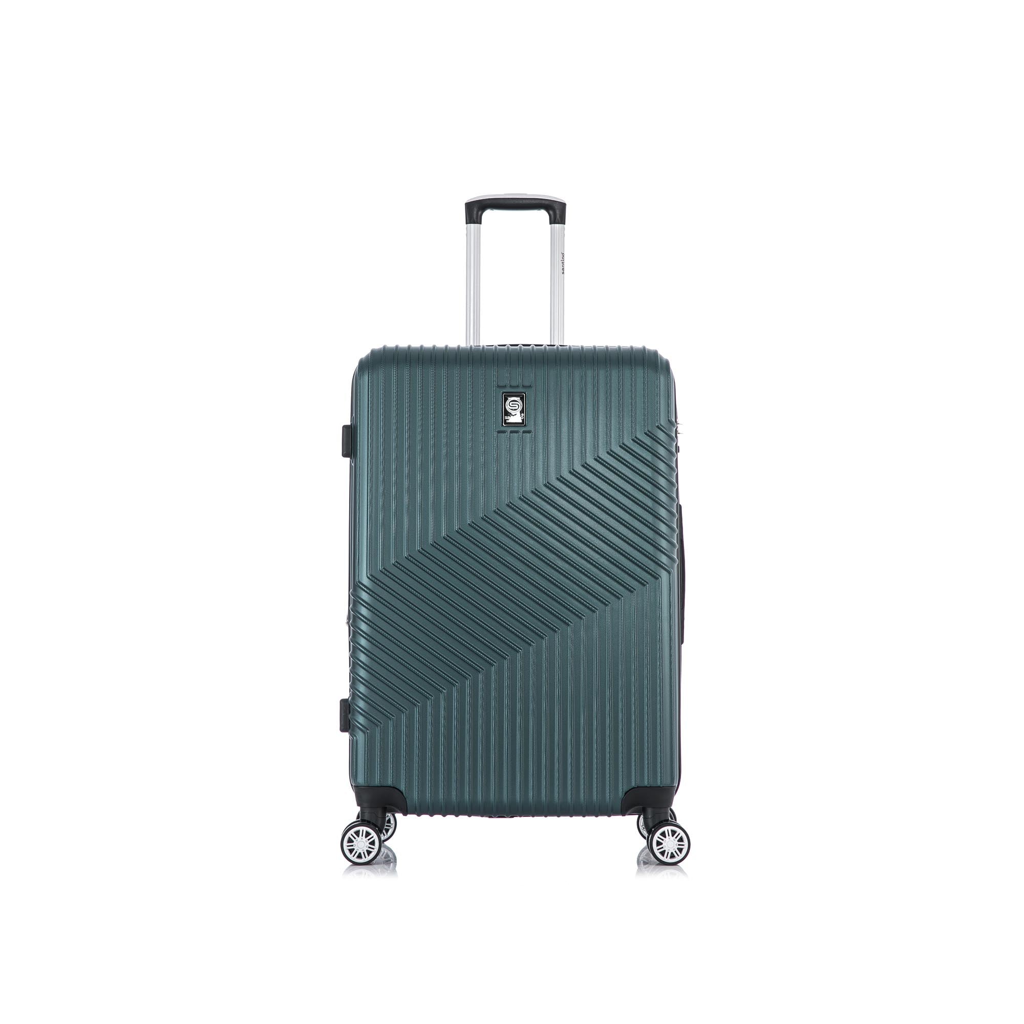 Santino Geometric 3-Piece Rigid 360° Luggage Set - SAV7003J