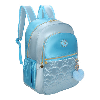 Sweet Girl Butterfly Backpack by Santino Polyester SAM230U Light Blue