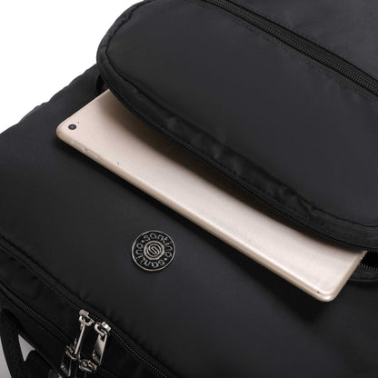 Oslo Pol Santino Laptop Backpack - SAN405U Black