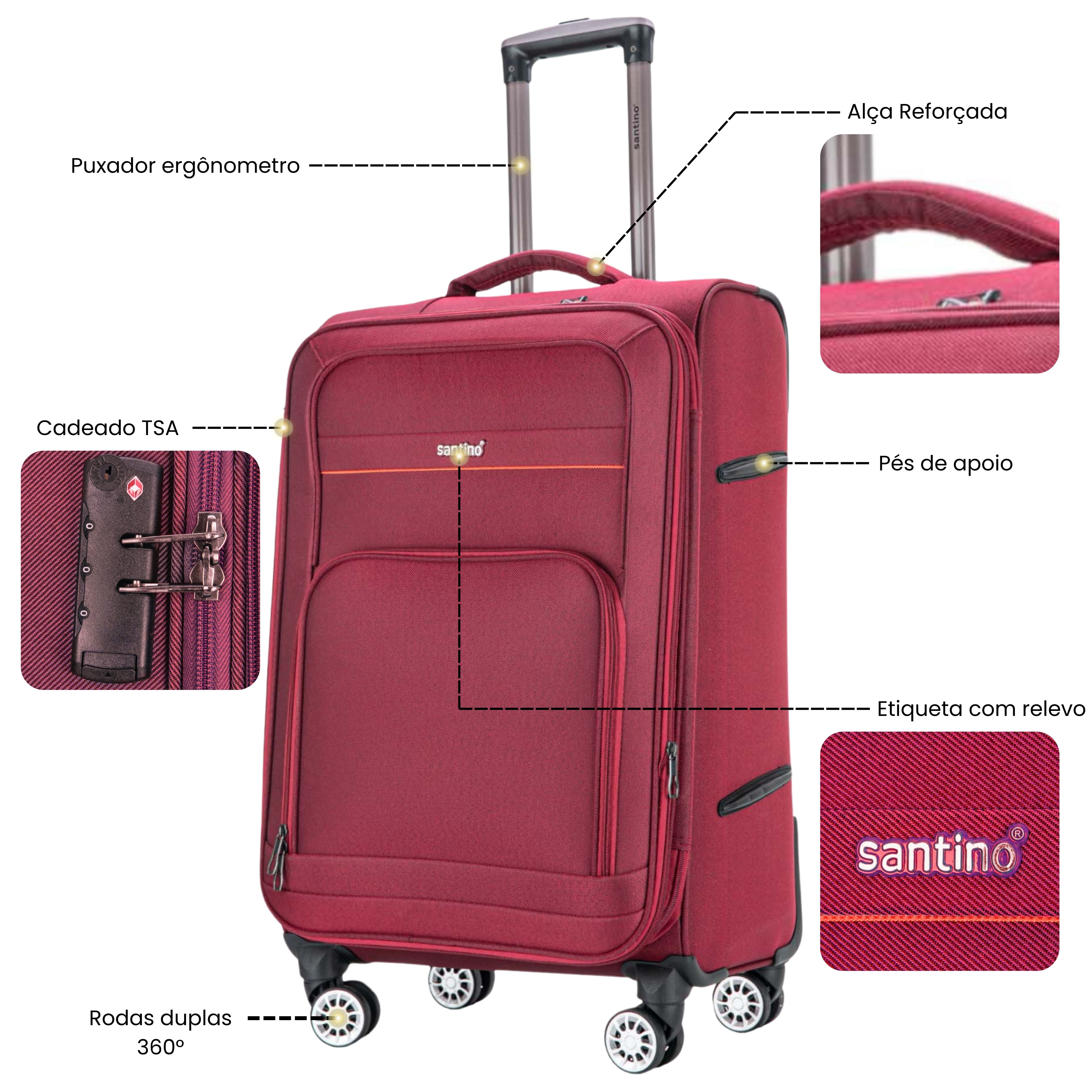 Hanoi Super Light Santino G Travel Suitcase - ALKV401G