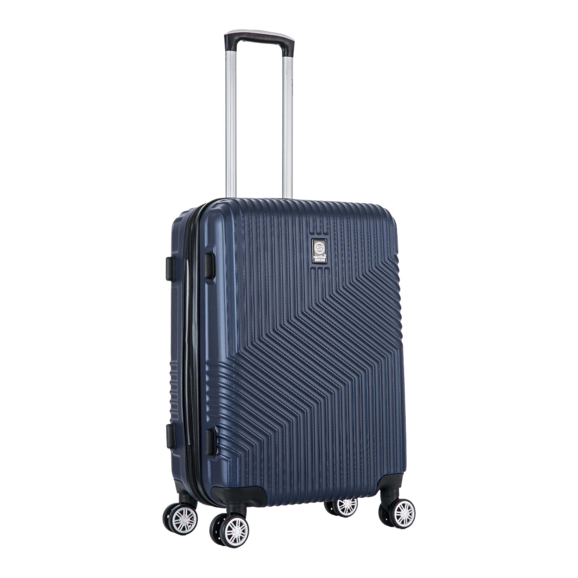 Santino Geometric Rigid 360° Travel Suitcase - ASAV7003G