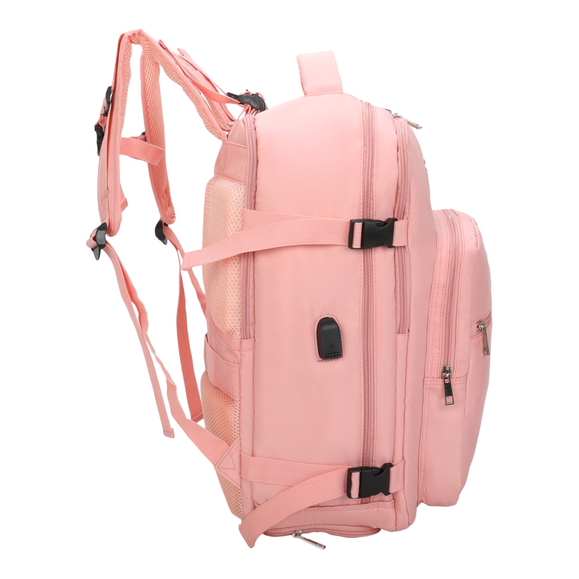 Oslo Pol Santino Laptop Backpack - SAN405U Light Pink