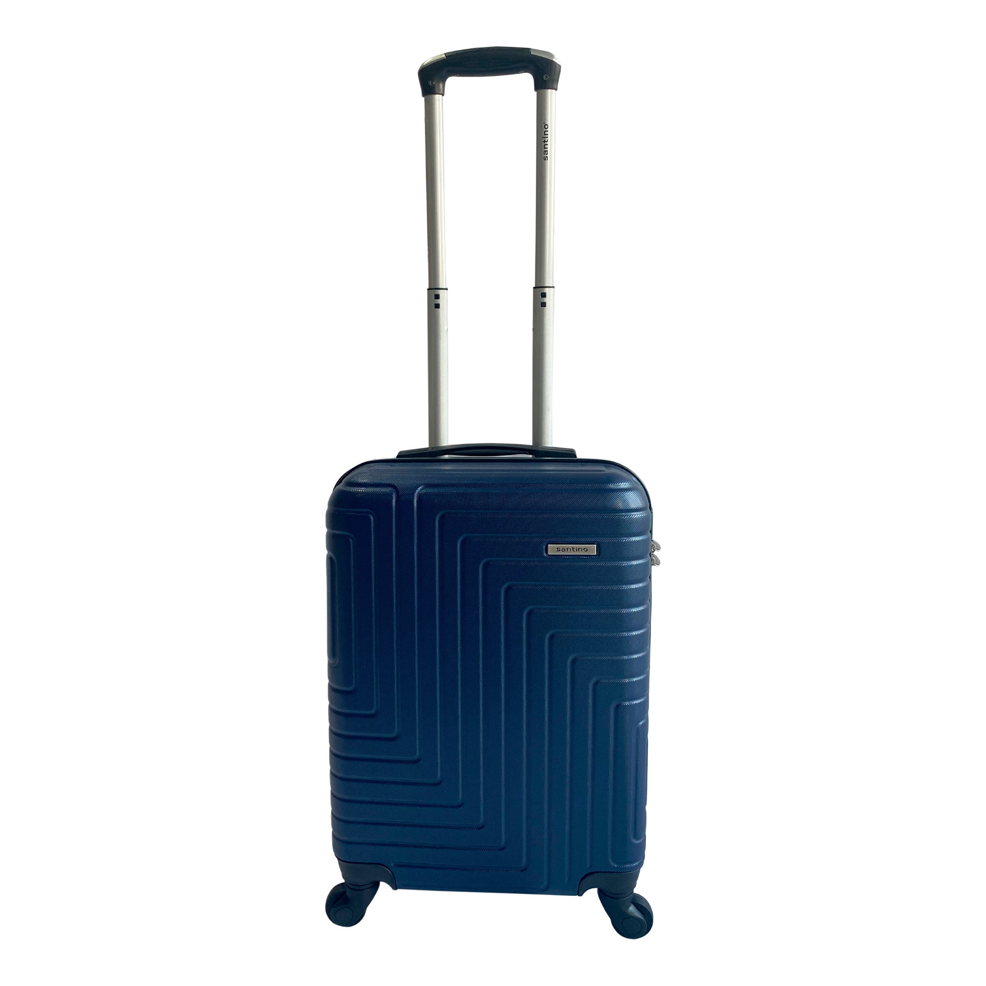 Bolivia Rigid 360° Santino Carry-On Suitcase Black P - AJYV223P Color: Navy Blue