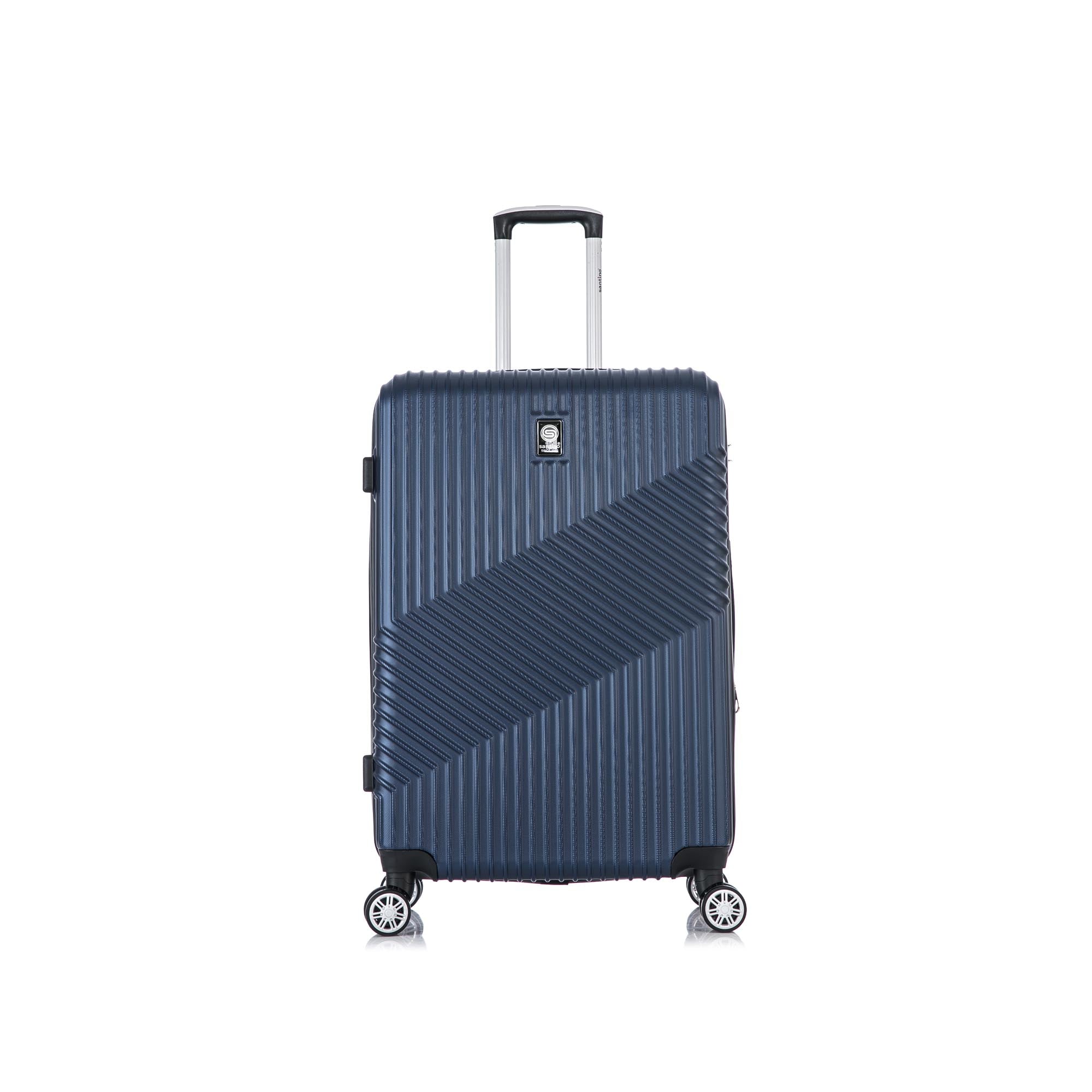 Santino Geometric 3-Piece Rigid 360° Luggage Set - SAV7003J