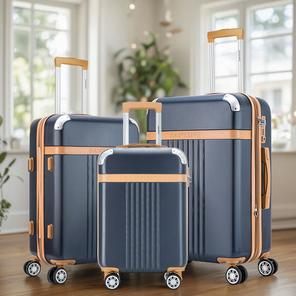 Santino Athena 3-Piece Rigid 360º Luggage Set - BGV182J