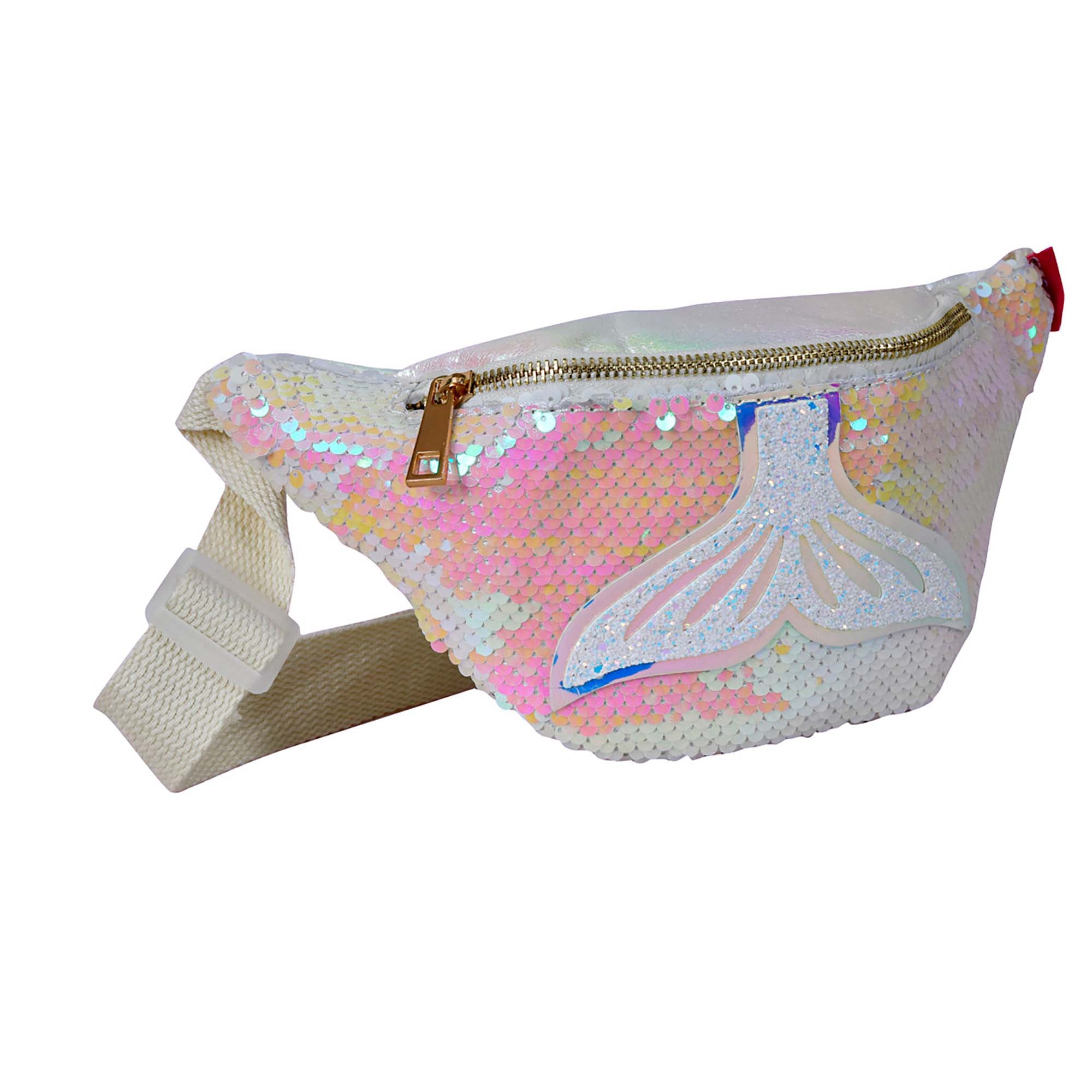 Lili July Mermaid Children's Fanny Pack Color: Light Pink