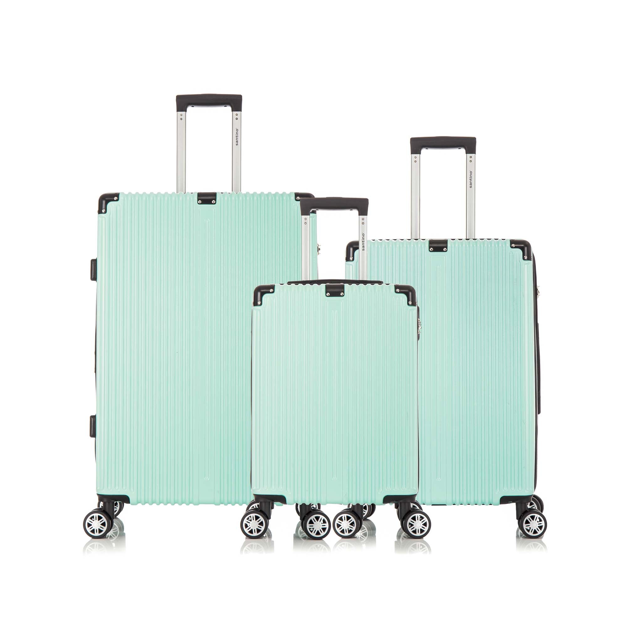 Santino MZV204J 3-Piece Dublin Rigid Luggage Set 360°