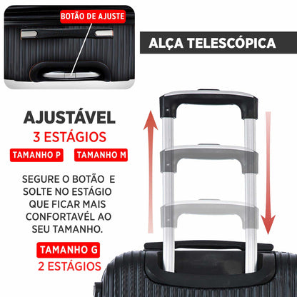 Santino Geometric Rigid 360° Suitcase - ASAV7003M
