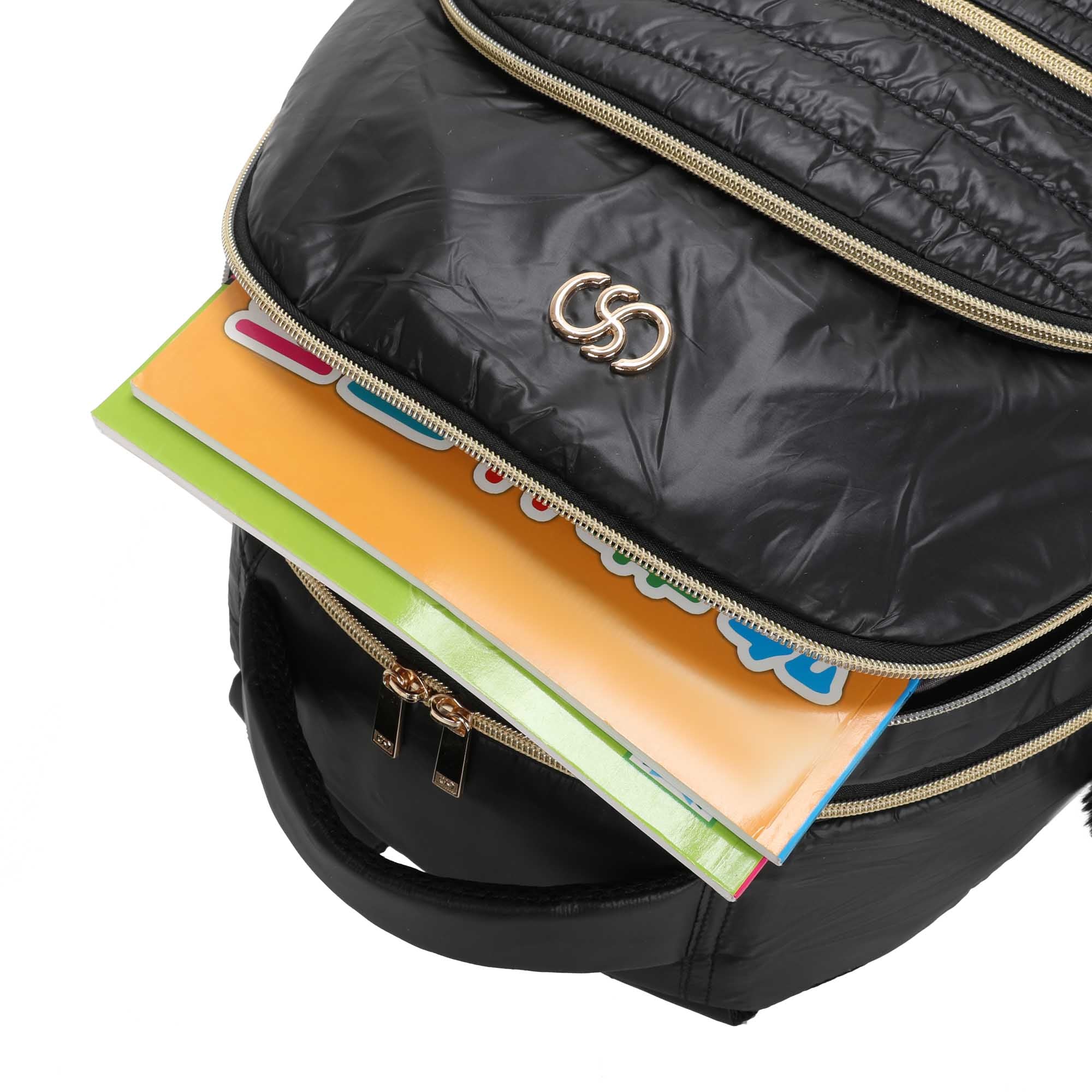 Rania Santino Backpack Bag - SAB415U01 - Black