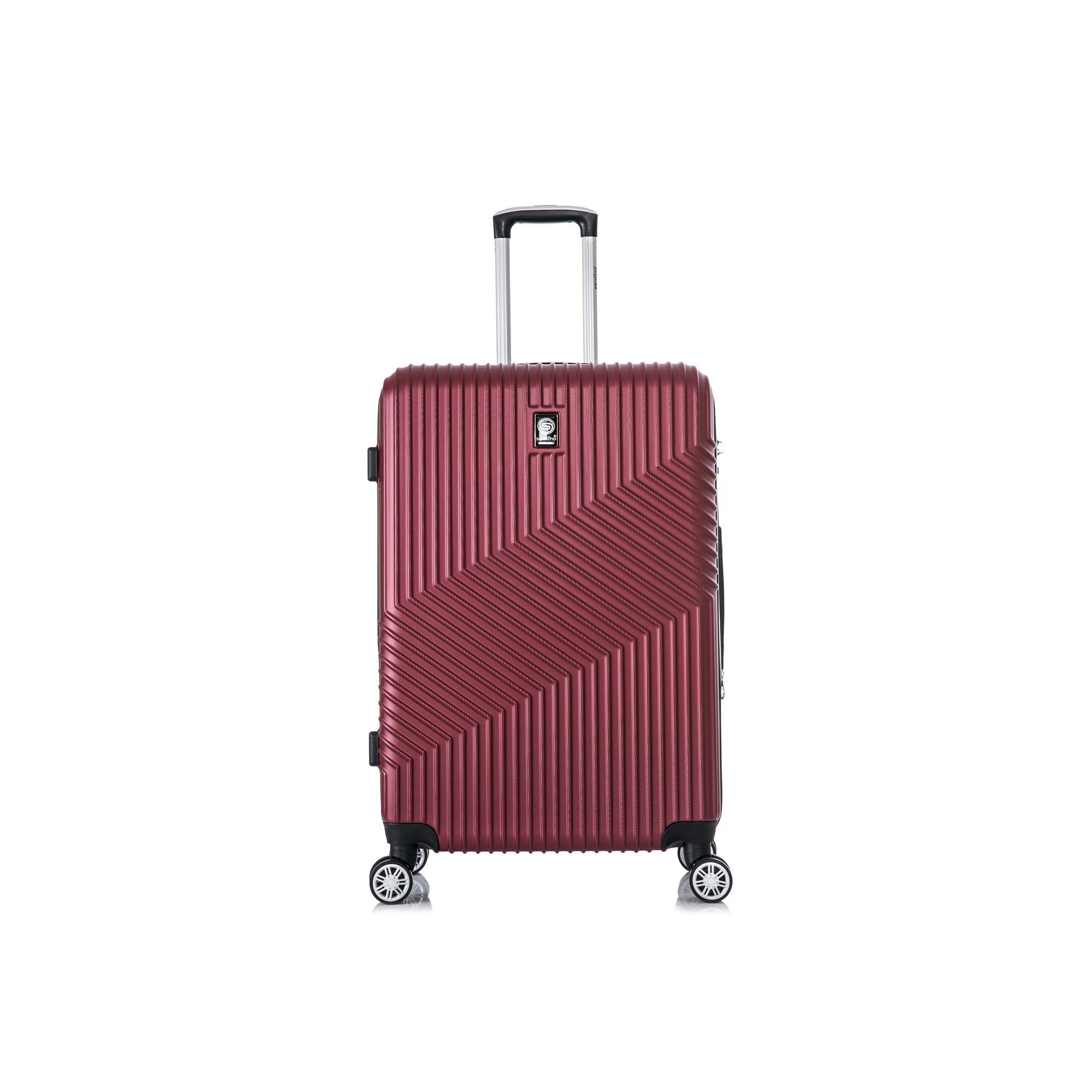 Santino Geometric 3-Piece Rigid 360° Luggage Set - SAV7003J