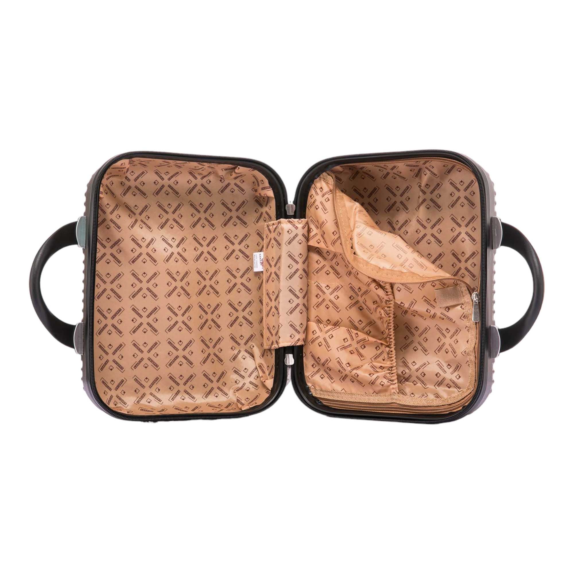 Santino P Geometric Rigid Toiletry Bag ASAF7003P
