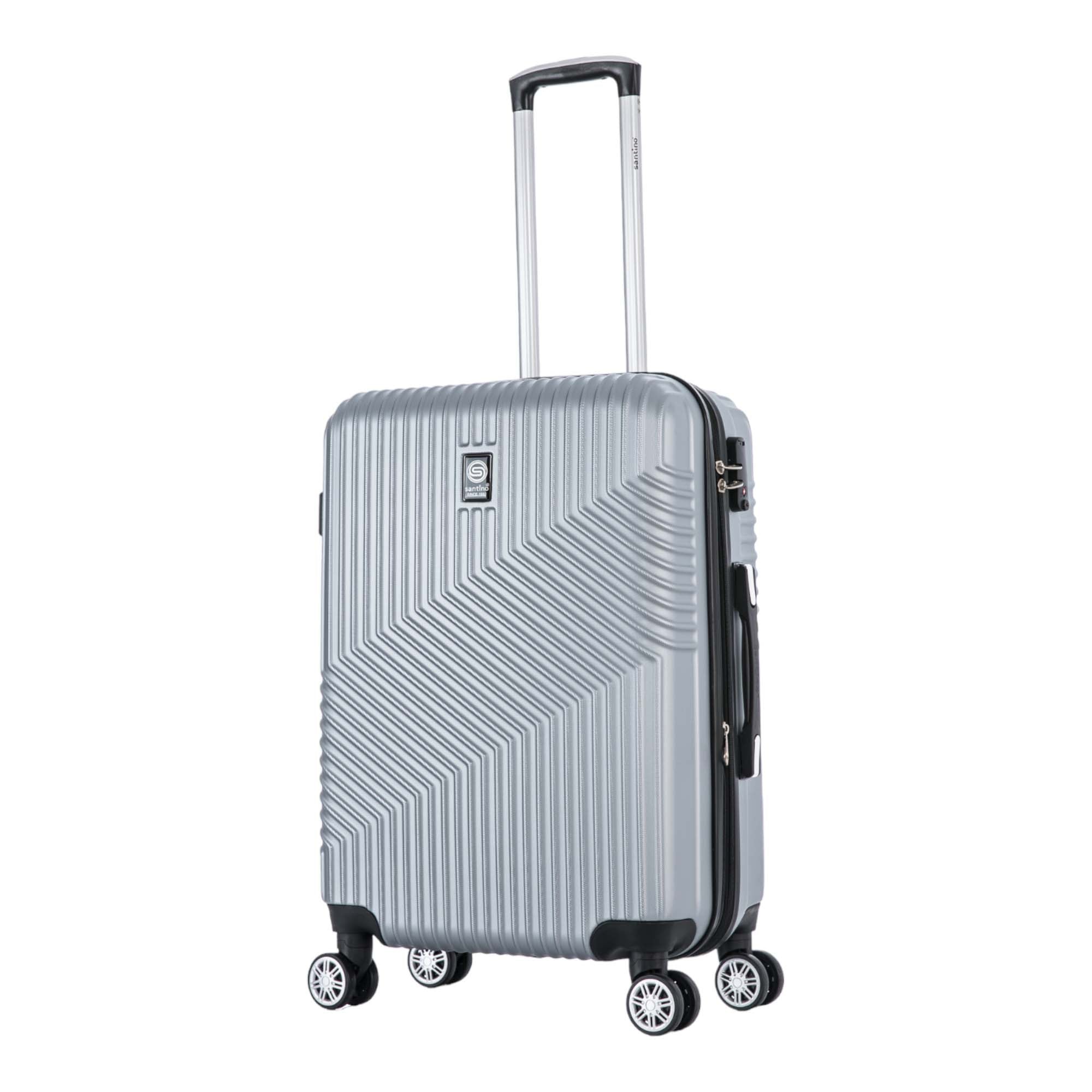 Santino Geometric Rigid 360° Travel Suitcase - ASAV7003G