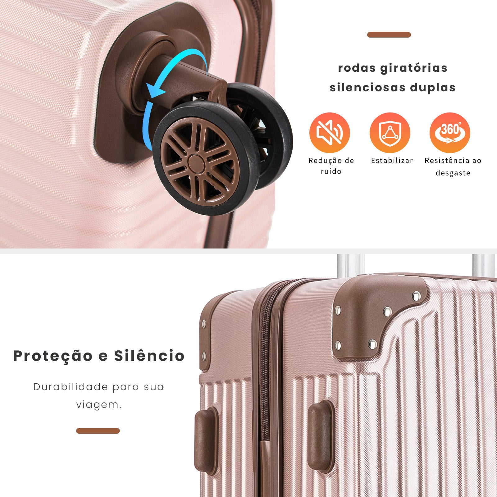 Palazzio 4-Wheel 360º Carry-On Suitcase Santino APLV191P