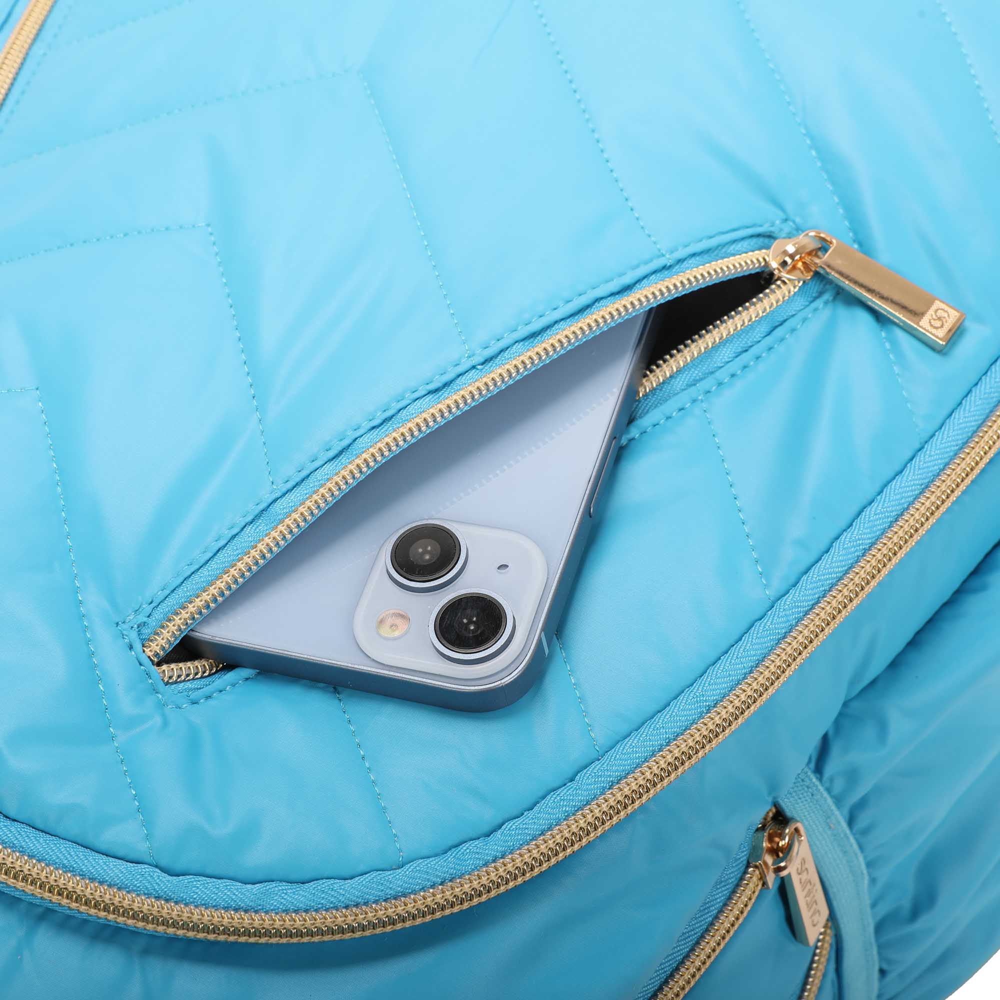 Meghan Santino Backpack Bag - SAB413U12 - Light Blue