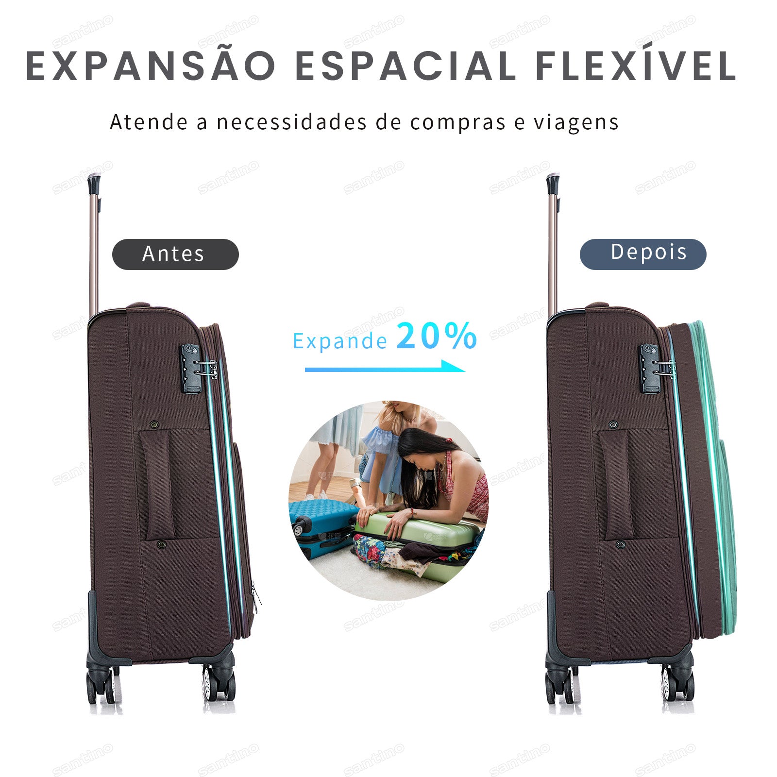 Little Havana Super Light 360° Santino G Travel Bag - ALKV501G