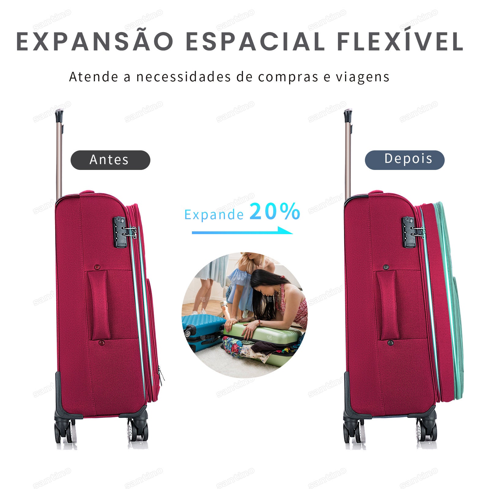 Little Havana Super Light 360° Santino M Travel Bag - ALKV501M