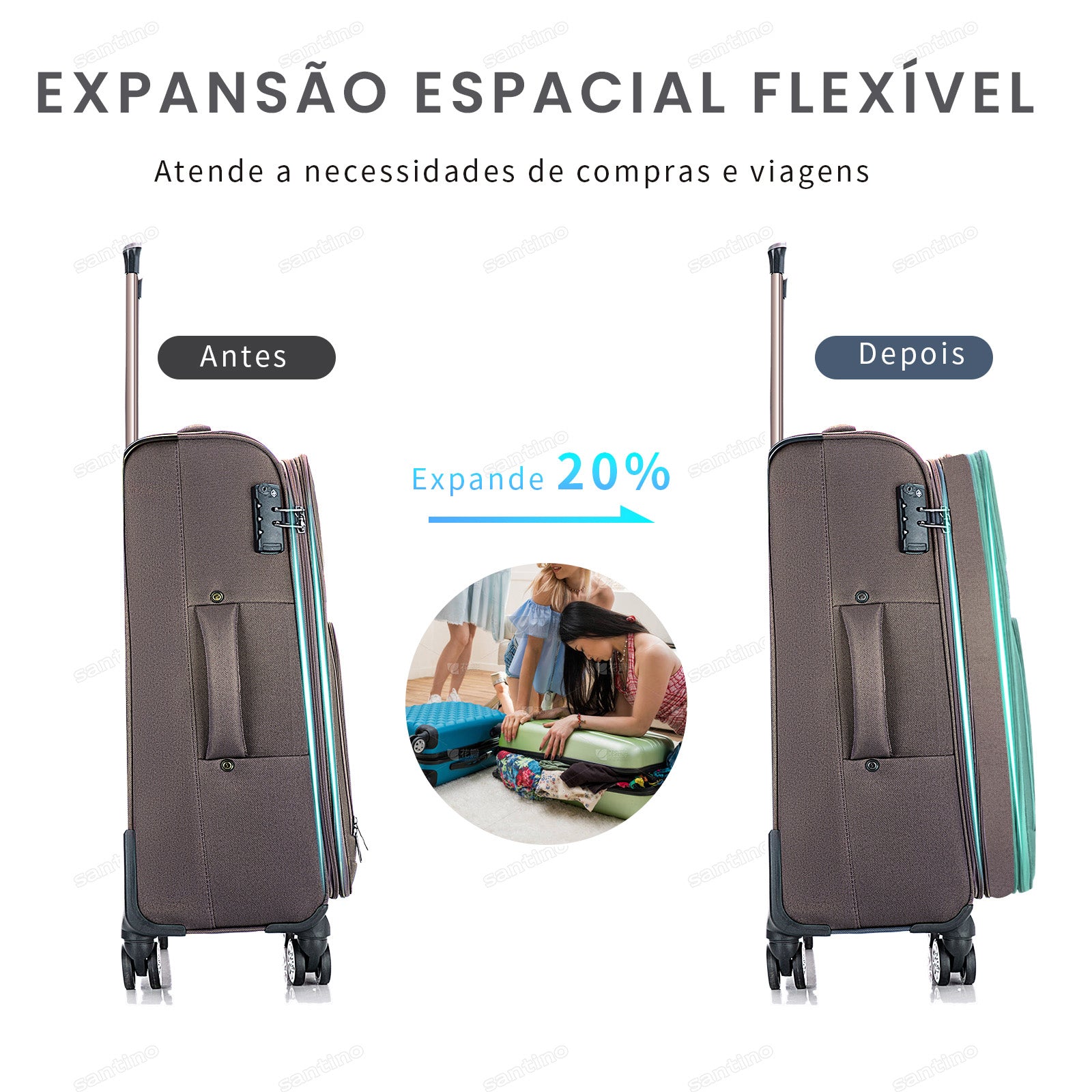 Little Havana Super Light 360° Santino G Travel Bag - ALKV501G