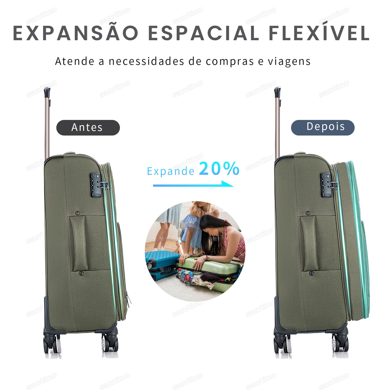Little Havana Super Light 360° Santino G Travel Bag - ALKV501G
