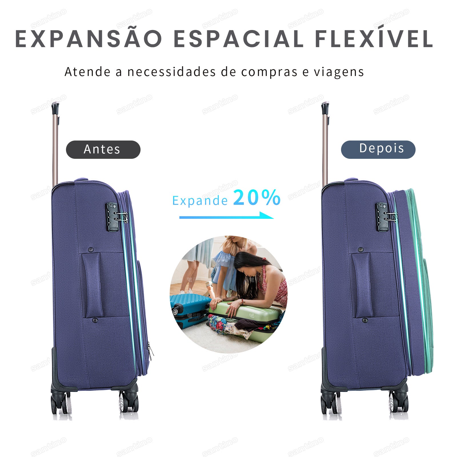 Little Havana Super Light 360° Santino M Travel Bag - ALKV501M
