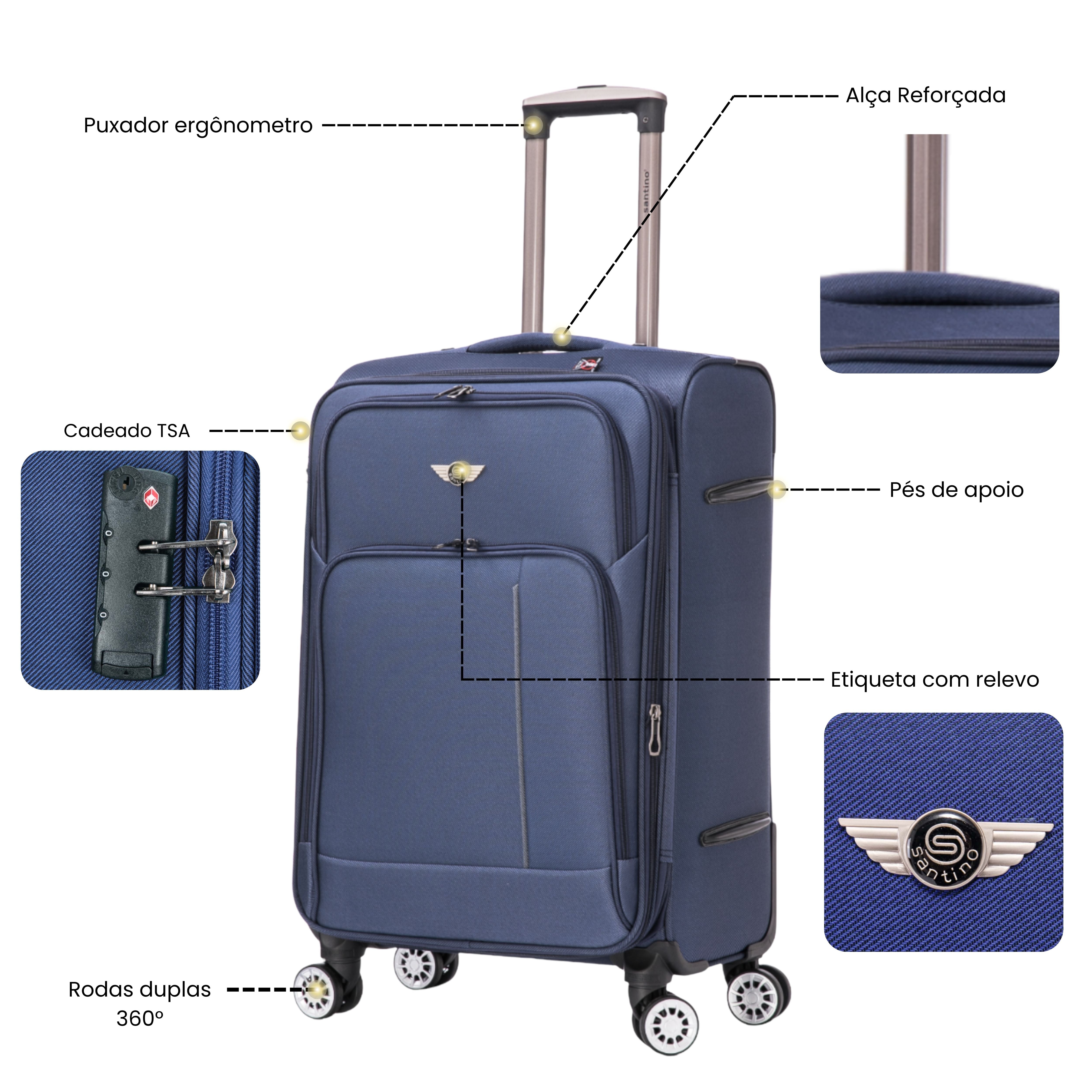 Little Havana Super Light 360° Santino M Travel Bag - ALKV501M