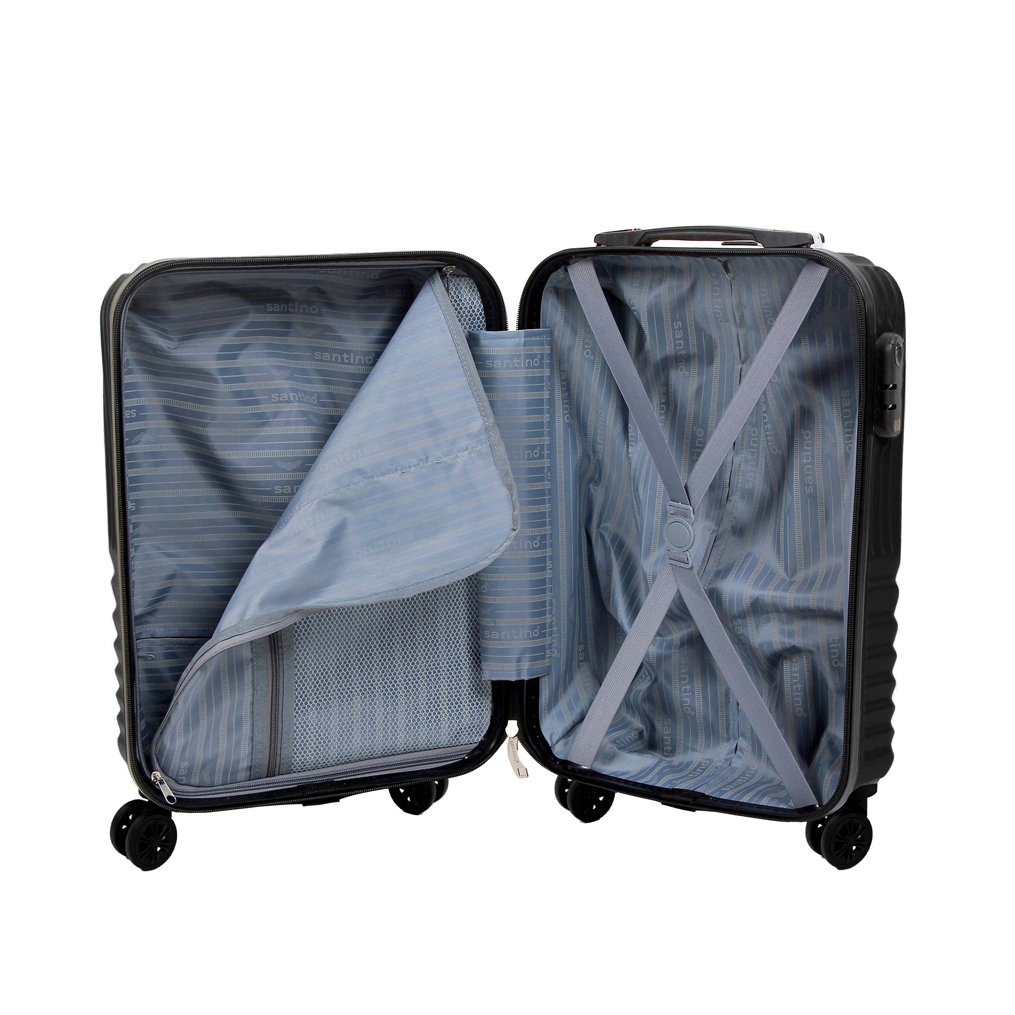Vancouver Rigid Carry-On Suitcase with 4 Wheels 360º Santino AMZV205S