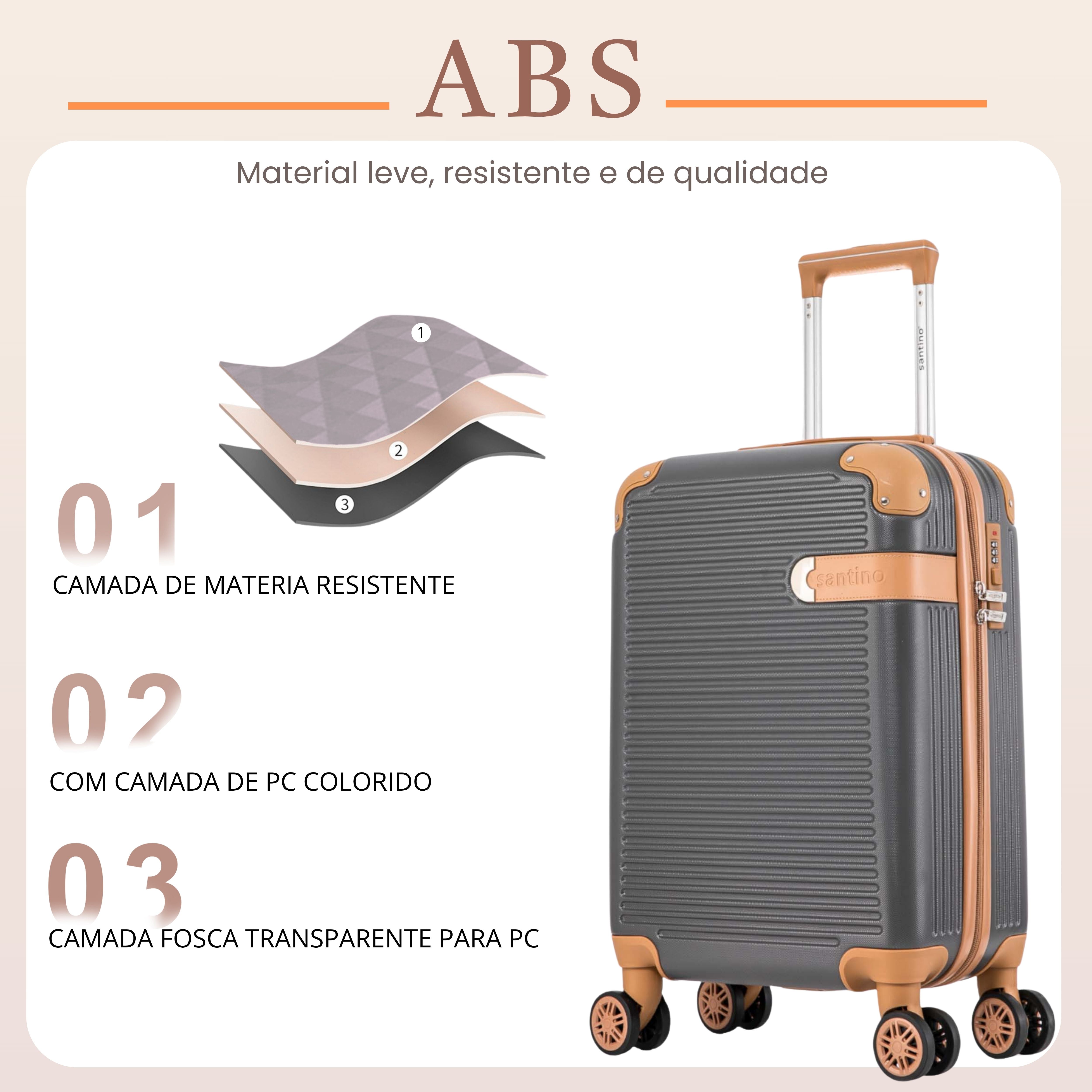 Santino Nice Rigid 360° Suitcase - ABEV407P