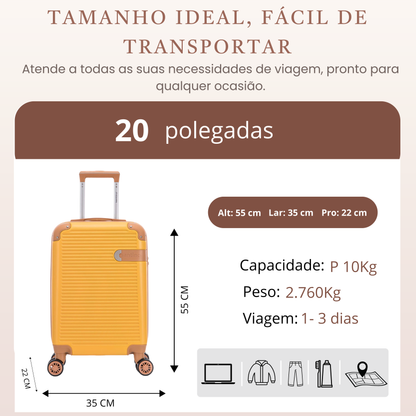 Santino Nice Rigid 360° Suitcase - ABEV407P