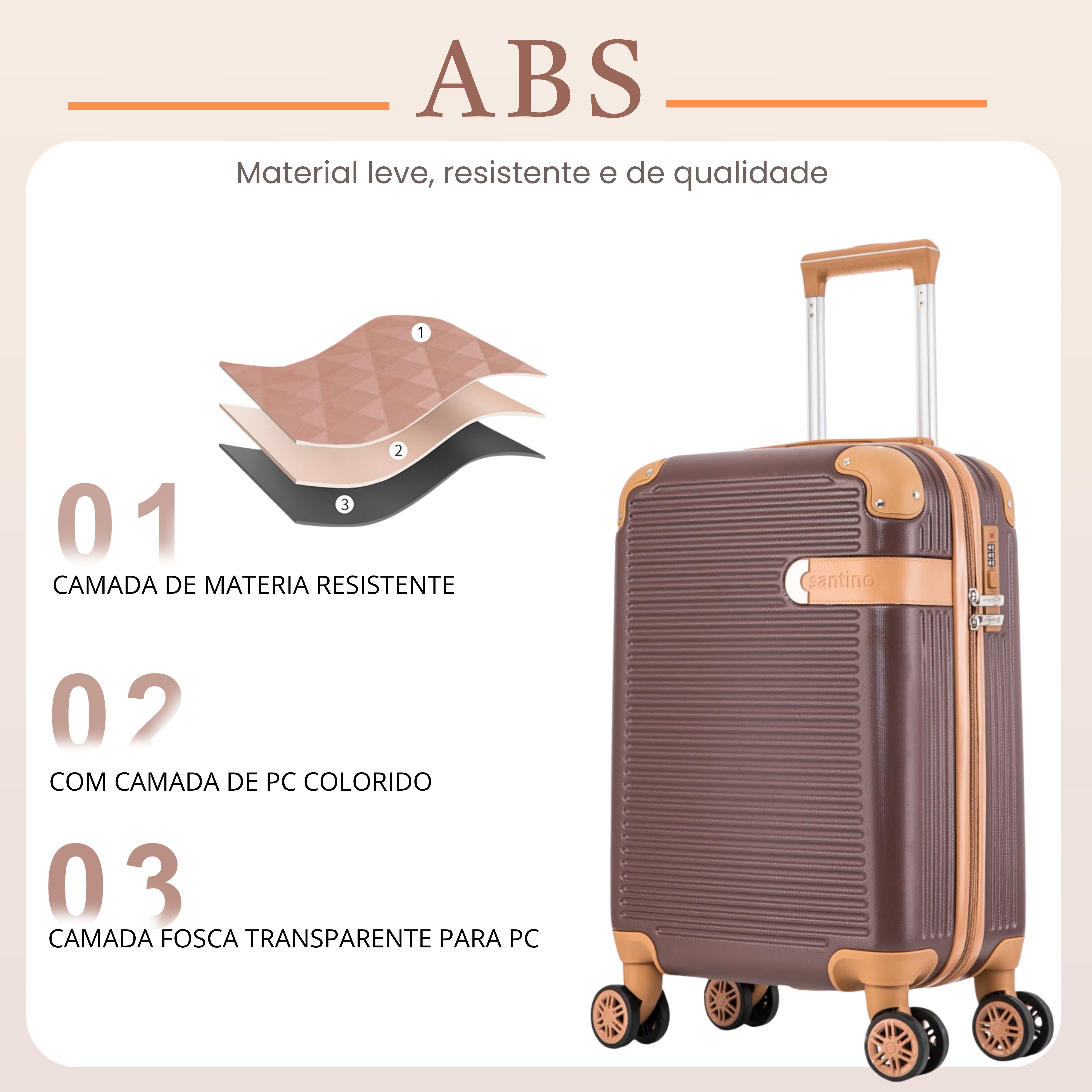 Santino Nice Rigid 360° Suitcase - ABEV407P