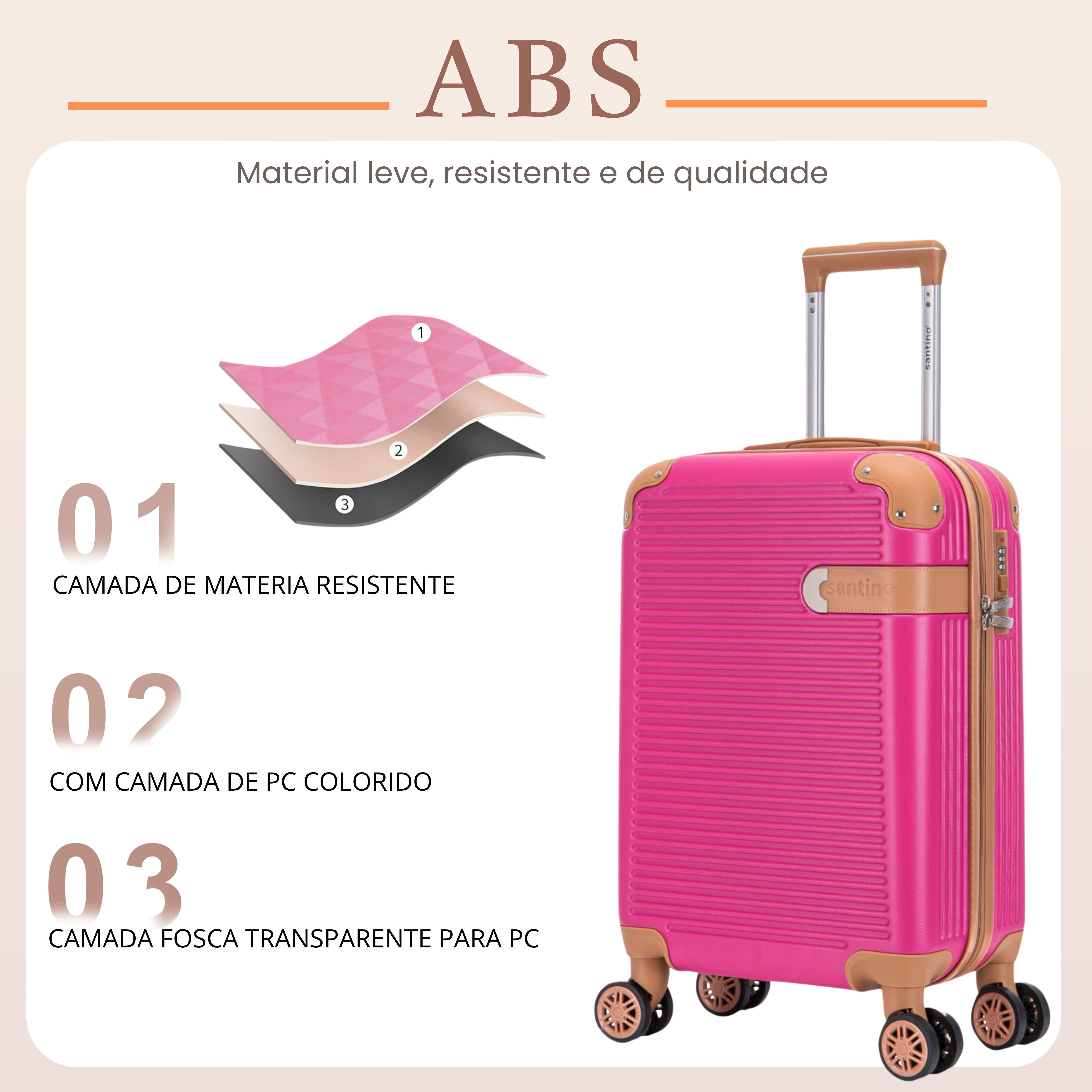 Santino Nice Rigid 360° Suitcase - ABEV407P