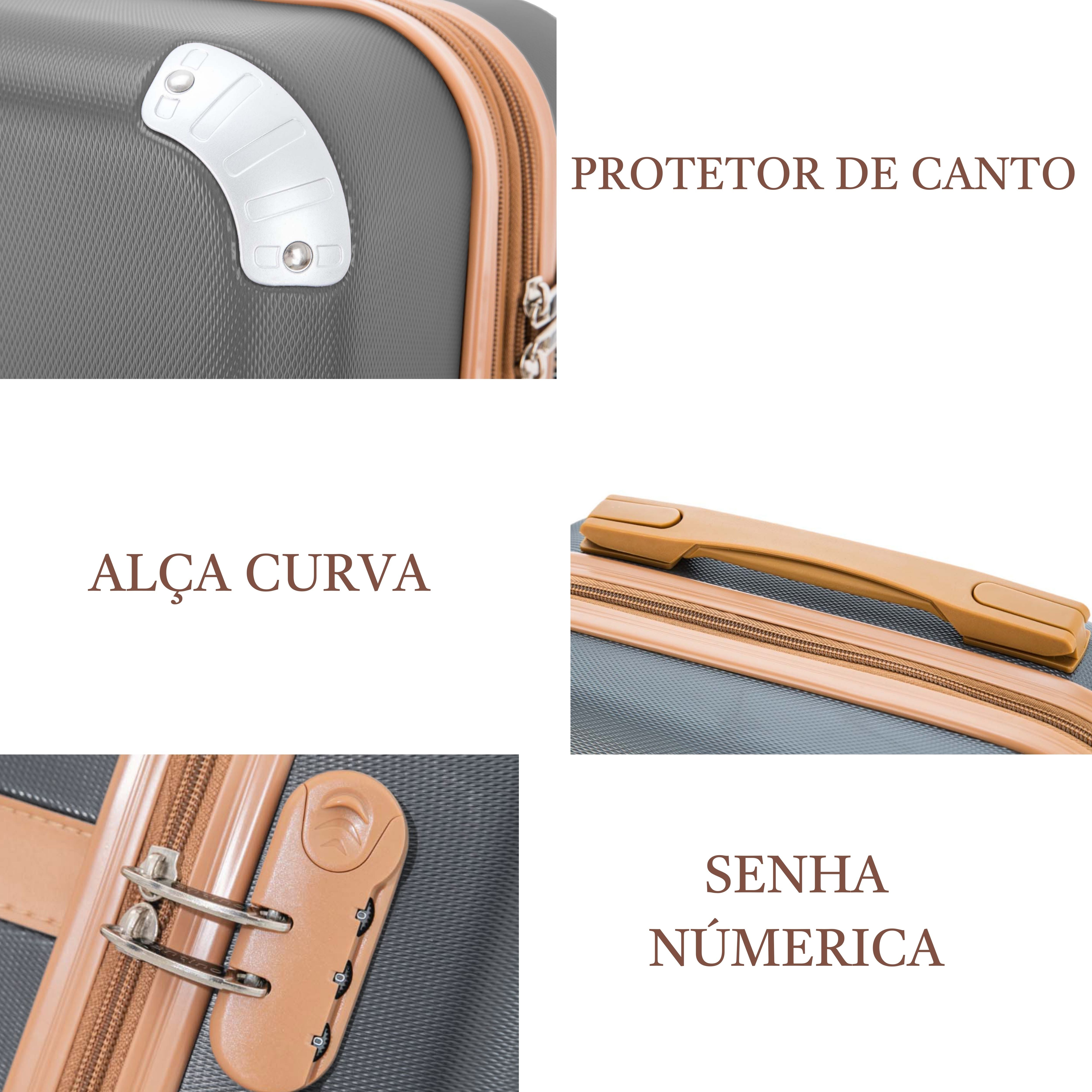 Santino 360º Athena Rigid Carry-On Suitcase - ABGV182P