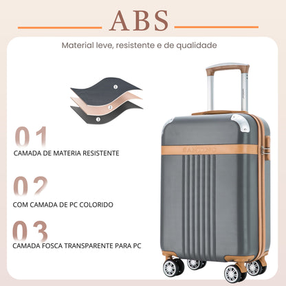Santino 360º Athena Rigid Carry-On Suitcase - ABGV182P