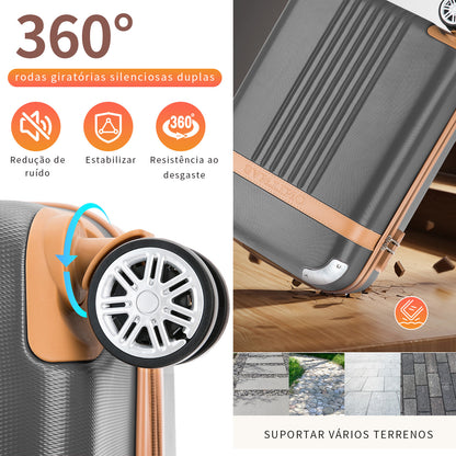 Santino 360º Athena Rigid Carry-On Suitcase - ABGV182P