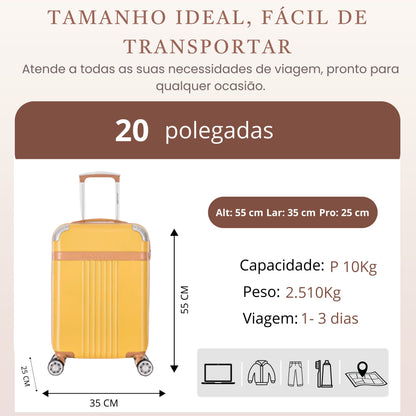 Santino 360º Athena Rigid Carry-On Suitcase - ABGV182P