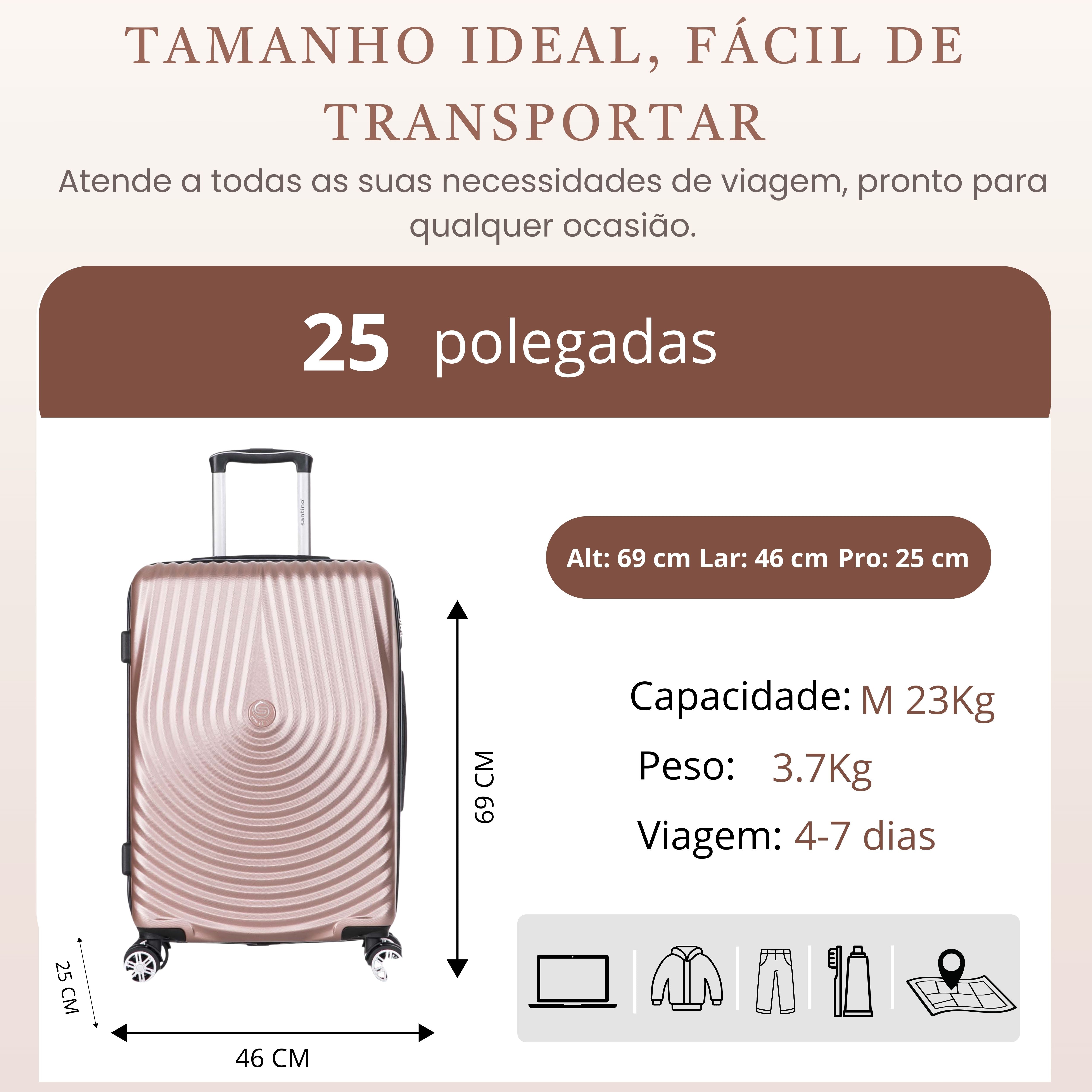 Santino M 360° Berlin Hardside Suitcase - AHSV206M