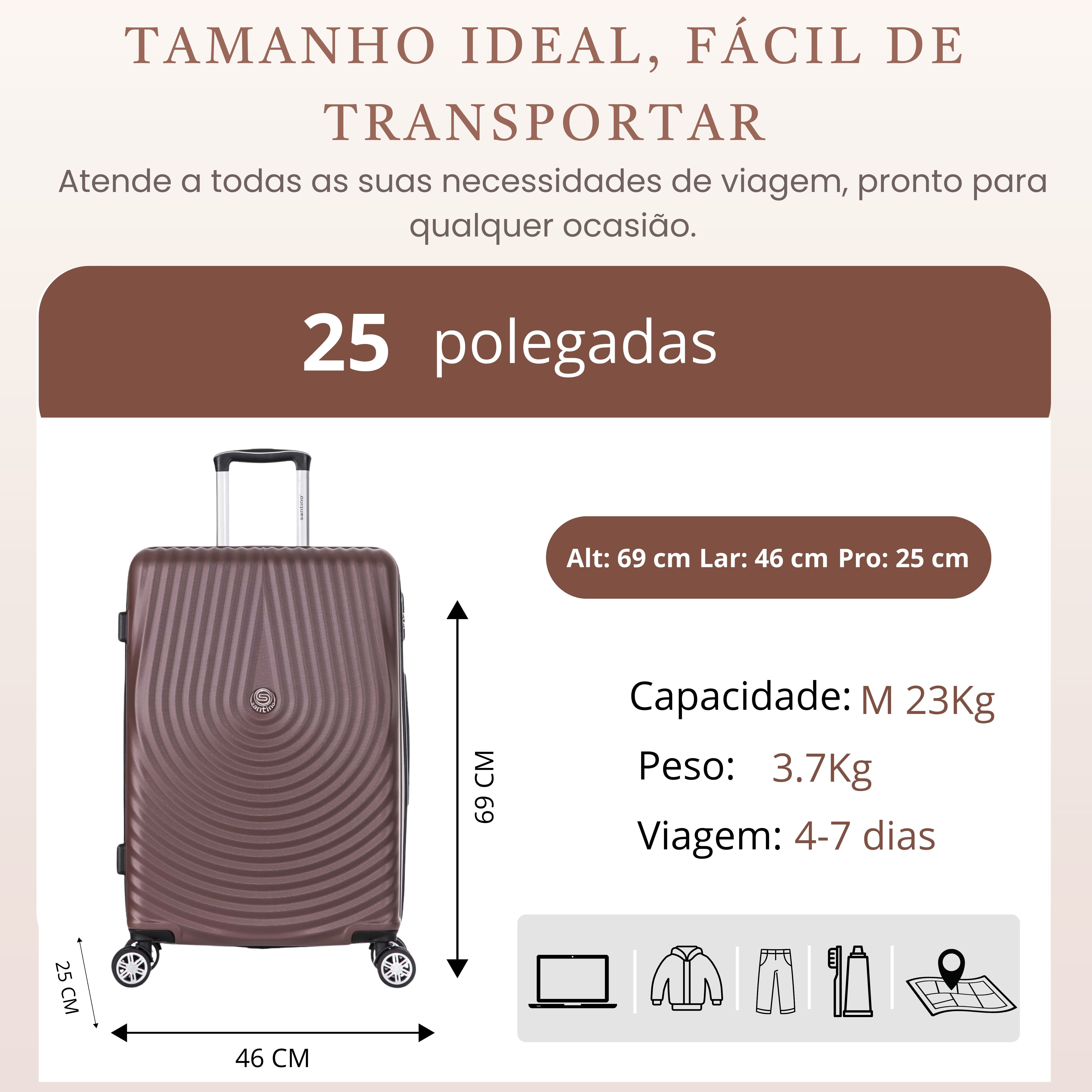 Santino M 360° Berlin Hardside Suitcase - AHSV206M
