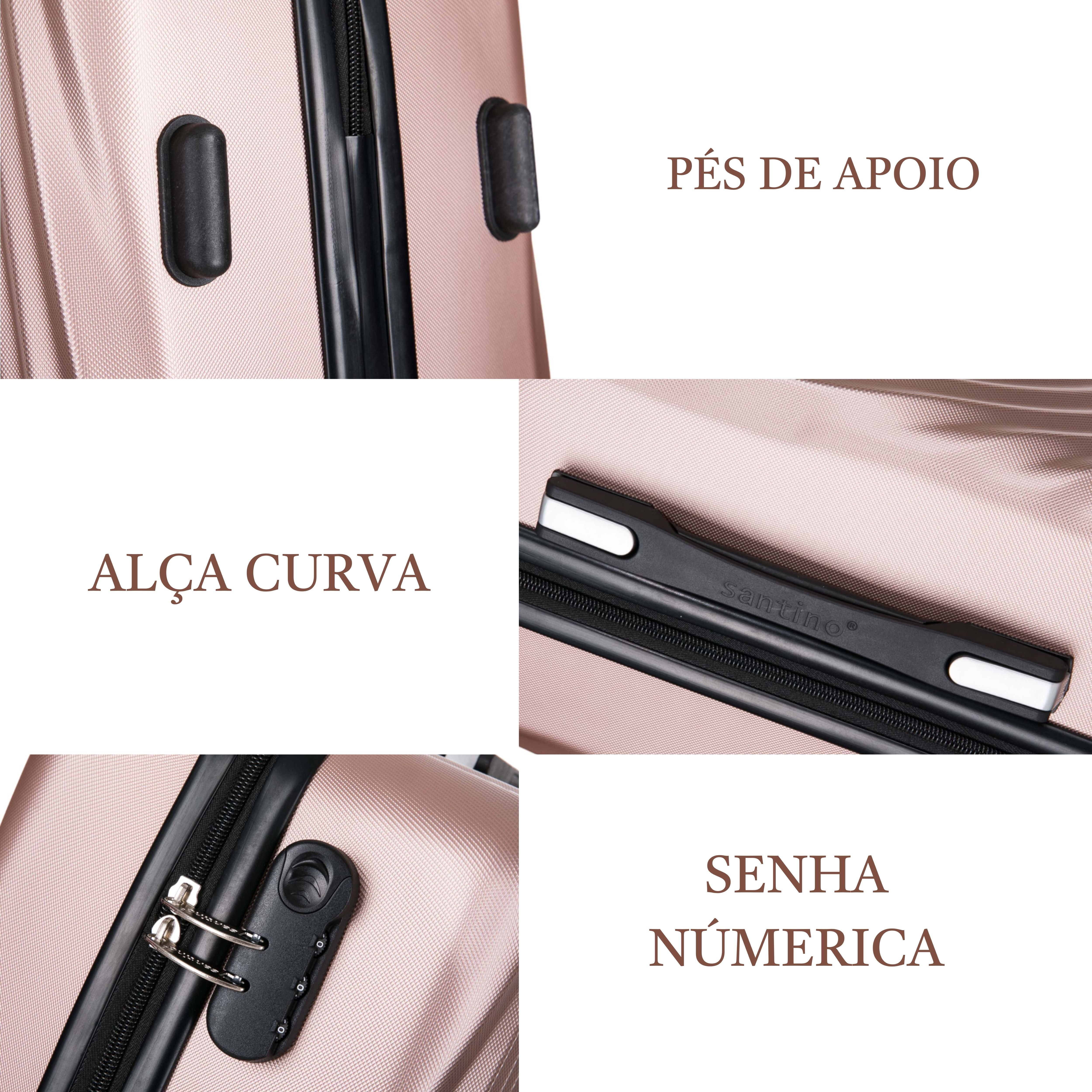 Santino 360° Berlin Hardside Carry-On Suitcase - AHSV206P