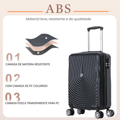 Santino 360° Berlin Hardside Carry-On Suitcase - AHSV206P