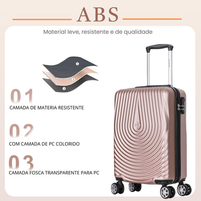 Santino 360° Berlin Hardside Carry-On Suitcase - AHSV206P