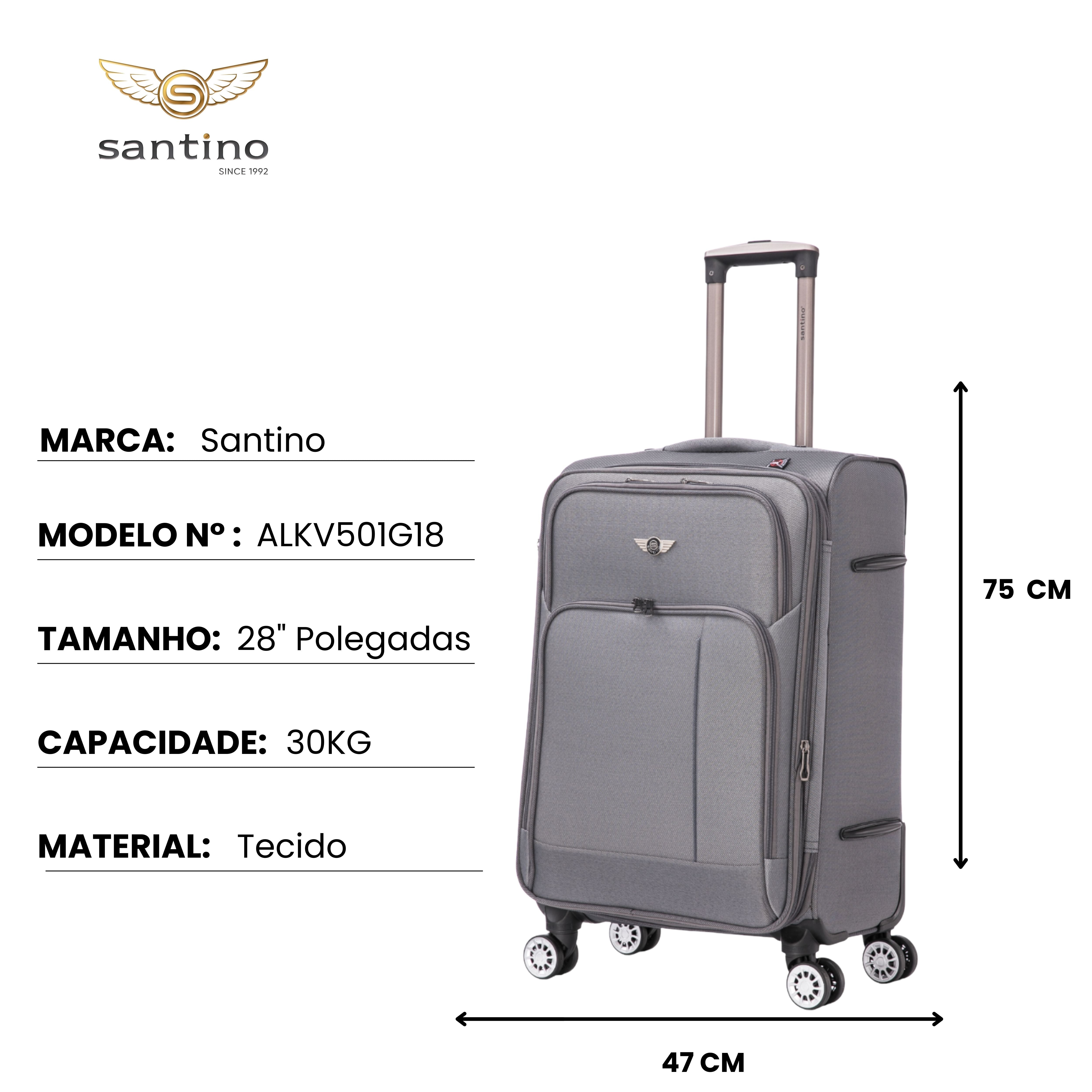 Santino Super Light Little Havana Luggage Set - LKV501J