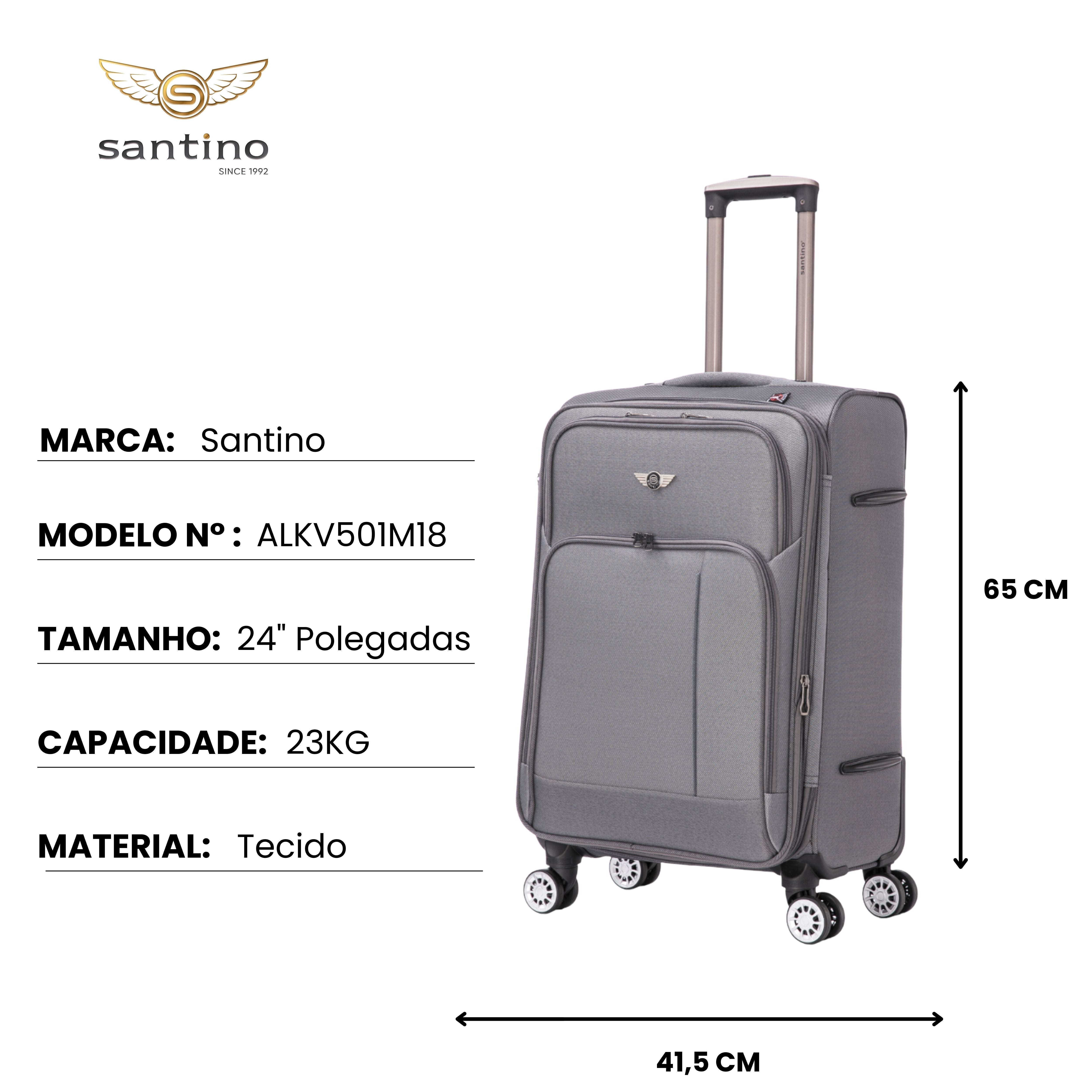 Santino Super Light Little Havana Luggage Set - LKV501J