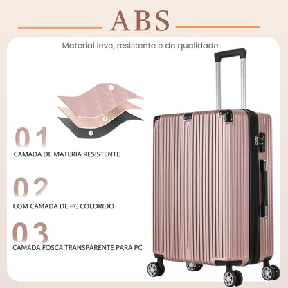 Santino 360° Hardside Dublin Suitcase Black L - AMZV204G