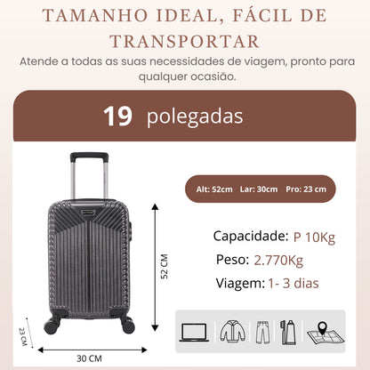 Santino Brooklyn Bridge PVC 360° Suitcase AMZV501P