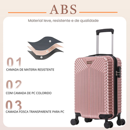 Santino Brooklyn Bridge PVC 360° Suitcase AMZV501P